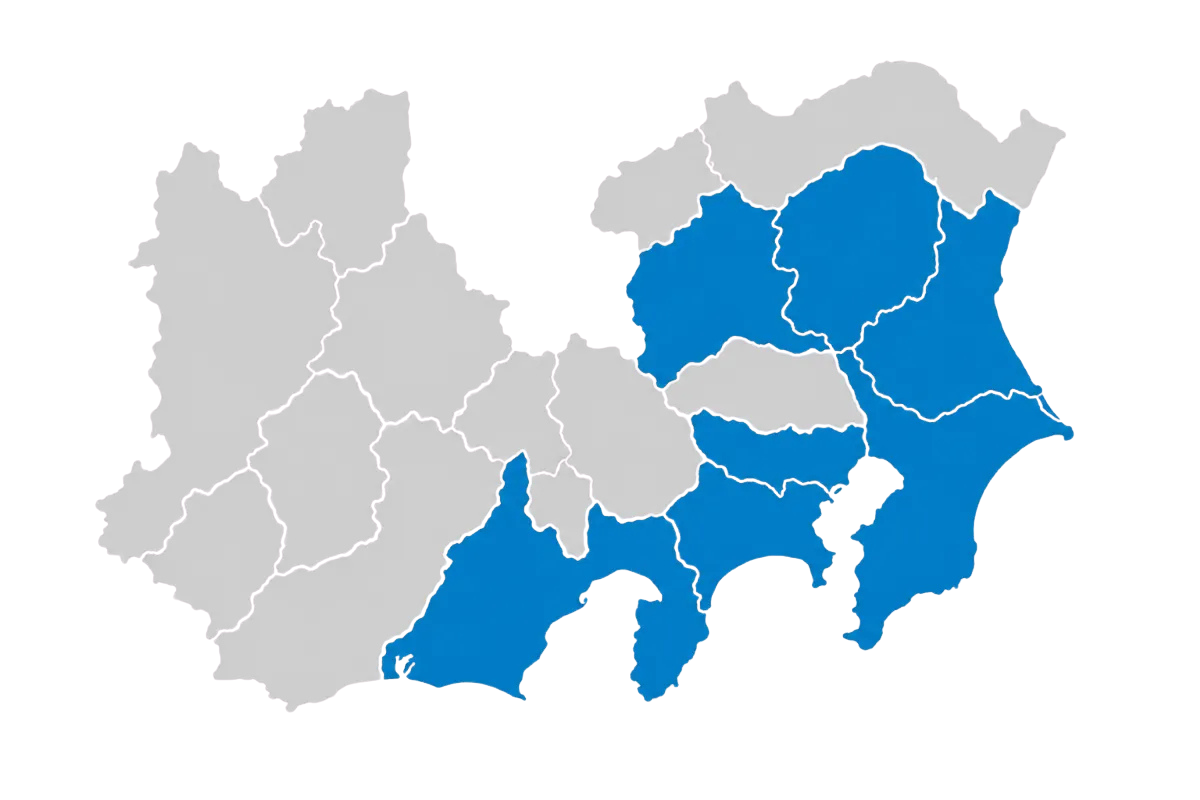 対応地域マップ